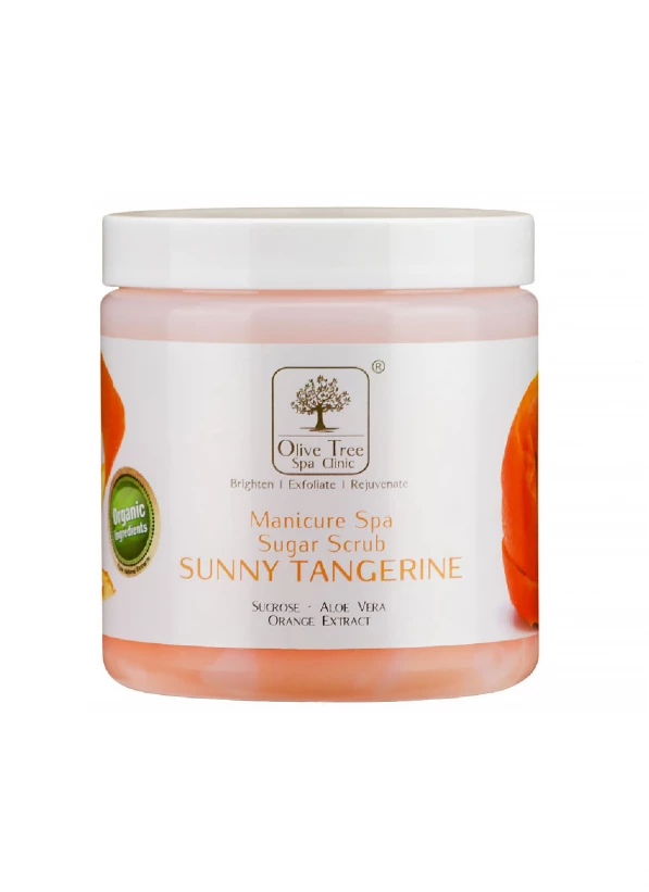 Skrubis ar atsvaidzinošu mandarīnu smaržu paredzēts SPA manikīra veikšanai. Nodrošina ar vitamīniem, intensīvi atjauno un mitrina ādu. Augu ekstrakti nodrošina pretiekaisuma un atsvaidzinošu efektu. Labi uzsūcas, neatstājot ādu taukainu. Abrazīvais materiāls - cukurs...