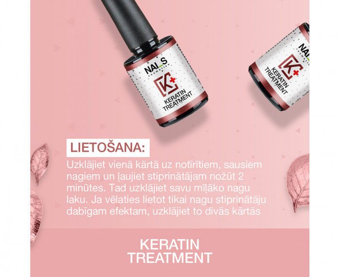 Keratin treatment for damaged nail recovery, 14ml | NAI_S cosmetics