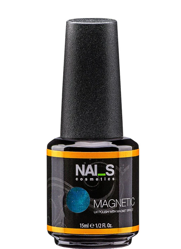 This long-lasting gel polish is composed of metal microparticles that transform into various patterns and accents with the help of special magnets. To achieve a stunning effect, use a high-quality, specially designed item. Magnetic gel polish has an intense, opaque pigment. It dries well, does not shrink or pull away from the free edge of the nail. Ideal for application under the cuticle. Volume: 15 ml     Polymerization time: LED — 30 sec, UV — 3 min...