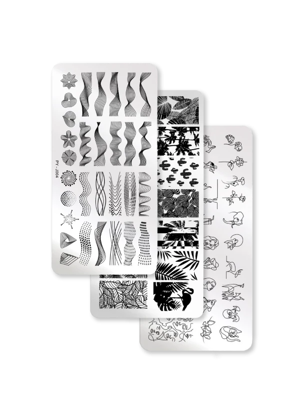 Kas ir metāla zīmogošanas plate?Metāla zīmogošanas plate nagu dizainu veidošanai.Augstas kvalitātes gravējums nodrošina precīzu pat vismazāko detaļu atspiedumu.Piemērota profesionālai un ikdienas lietošanai.Ļauj izveidot izteiksmīgus un detalizētus dizainus.Pirms lietošanas nepieciešams noņemt zilo aizsargplēvi....