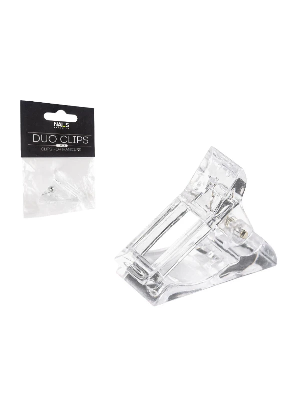 Duo Clips – clips for nail modeling.They help to securely fix the upper nail form, making nail modeling easier and more precise.Package contains: 1 pc....
