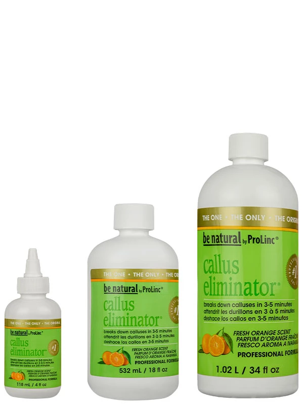 BE NATURAL Callus Eliminator is the fast and effective solution to even the toughest of calluses. Callus Eliminator saves you time and effort by doing the work for you! Callus Eliminator actually breaks calluses down in just minutes. Then simply file them away. No cutting!...