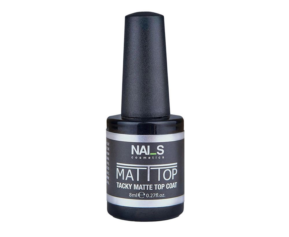 Matte top coat with a tacky layer that provides a long-lasting matte effect to both gels and gel polishes. Maintains the effect even after oil application. Soak-off formula.
Volume: 8 ml
Polymerizatio...