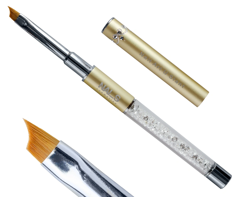 

    Professional nail art brush suitable for various techniques — lines, details and material application. The comfortable handle and different bris...