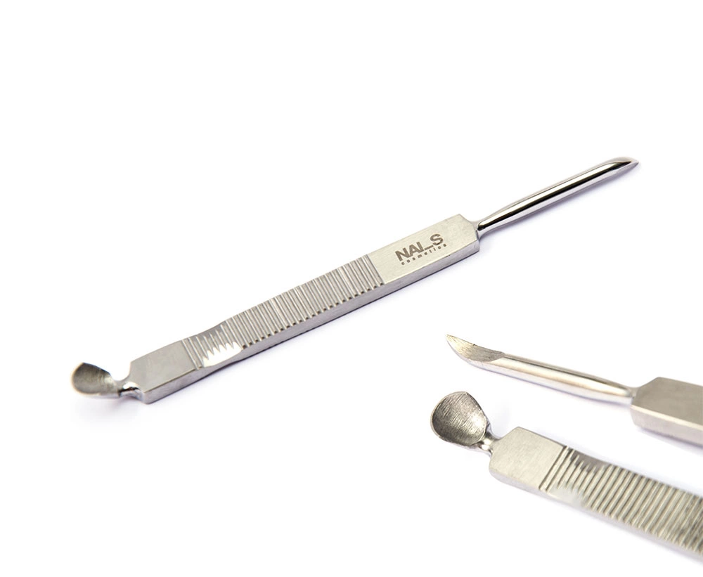 Stainless steel pusher for cuticles...