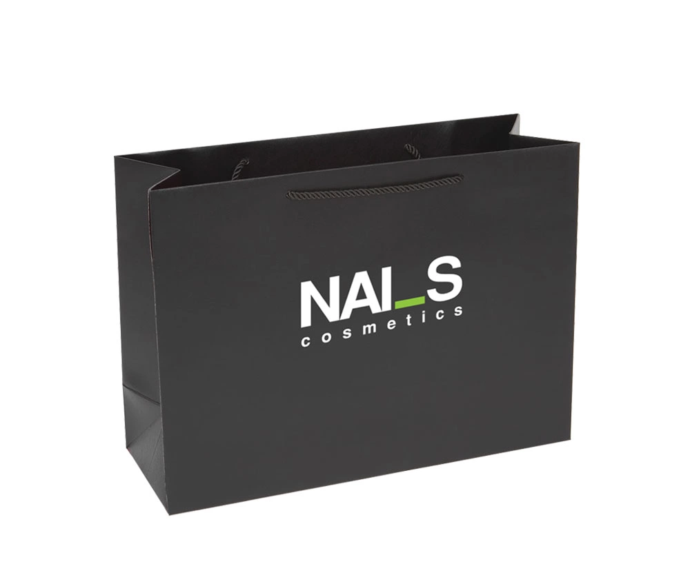 Premium shopping bag for NAI_S cosmetics product and presentation materials....