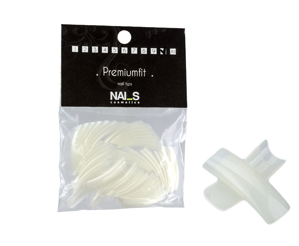 Thin, flexible nail tips. Their unique shape helps model 
perfect nails with parallel edges and a C-curve. Suitable 
for any shape of natural nails. Sizes from 1 to 10.

Contains:50 pcs., 100 pcs.,  2...