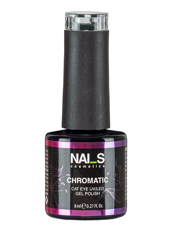 Magnetic gel polish with small reflective chrome particles. A pronounced 4D effect, excellent durability, perfect pigmentation, and easy application. Create the desired result with the help of a special magnet.Volume: 8 ml            Polymerization time: LED — 30 sec, UV — 3 min...