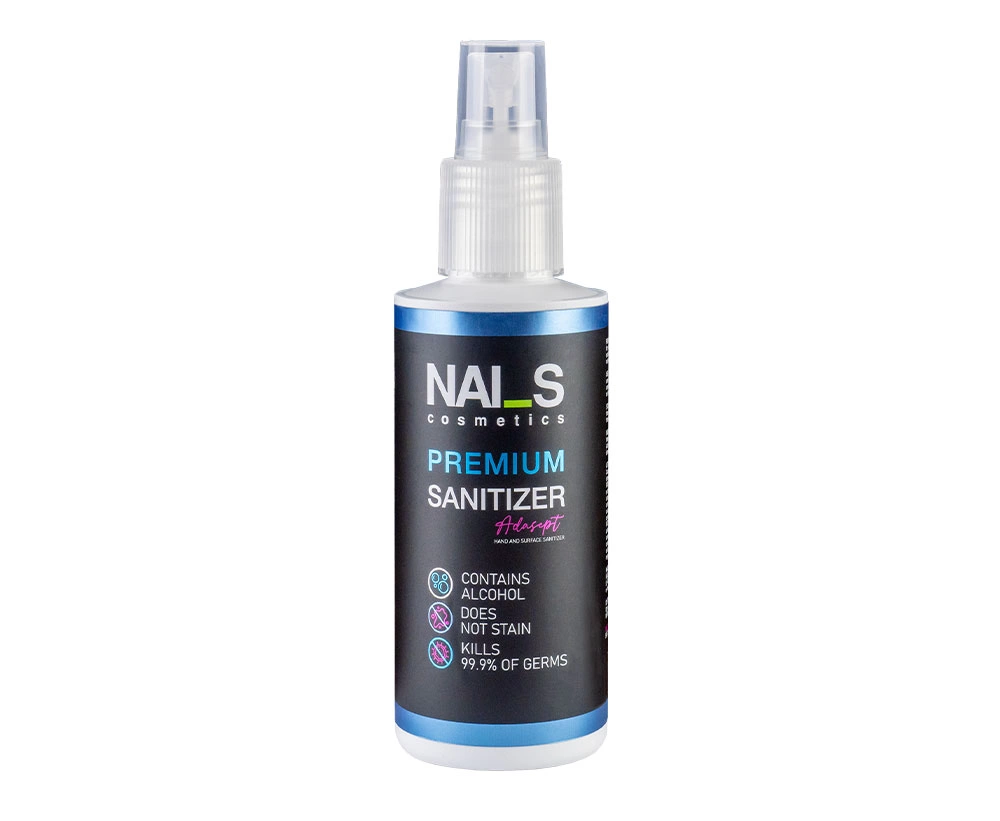 PREMIUM SANITIZER ADASEPT FOR PROFESSIONAL USE: for disinfecting and cleaning hands and nails, work surfaces and instruments. Product dries quickly an...