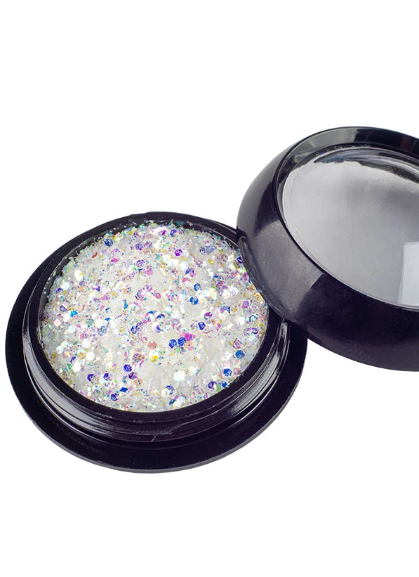 Halogrāfiskie gliteri – Halo Glitter nagu dizainam ar mirdzošu, daudzkrāsainu efektu. Viegls un izteiksmīgs papildinājums jebkuram manikīram, ideāli piemērots 3D akcentiem, detaļu izcēlumam un radošiem dizainiem.Tilpums: 1 g...