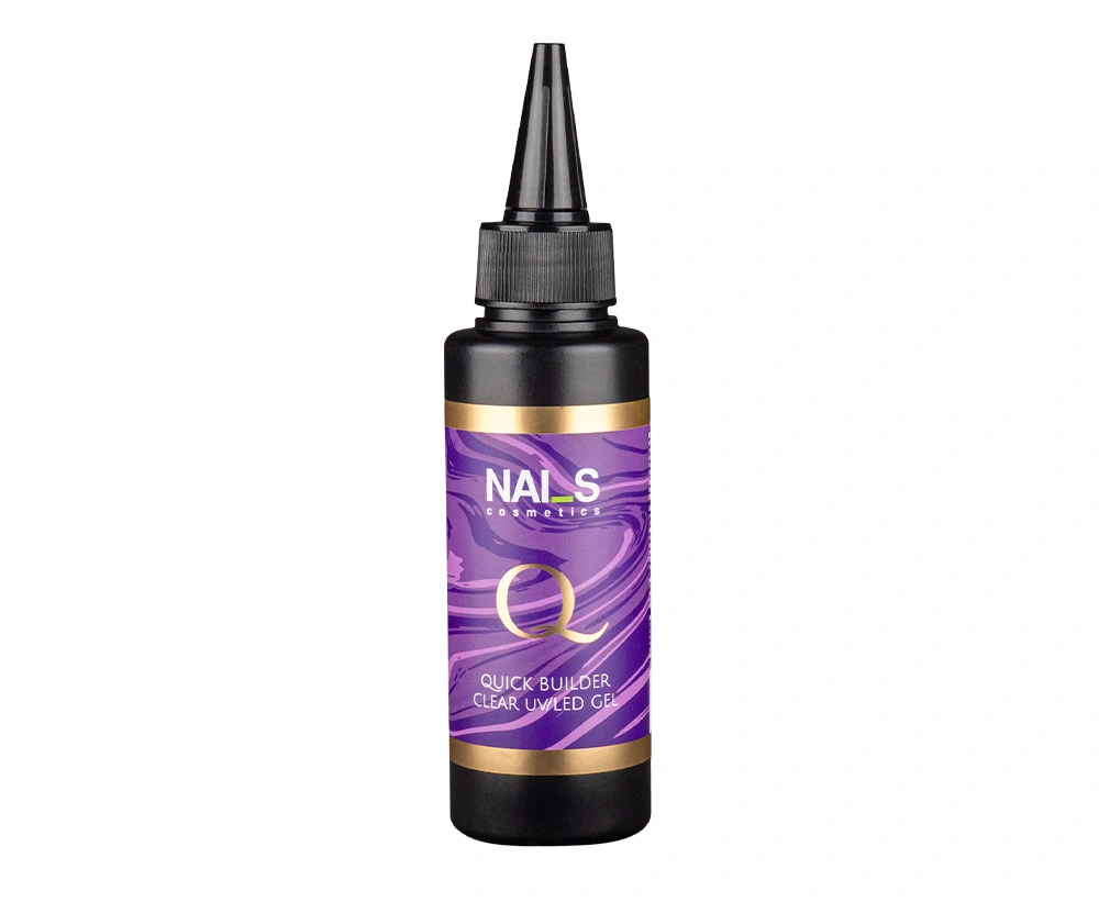 

	Quick Builder Clear – прозрачная база/гель с широким спектром применения.

	• База под гель-лак
	• BIO-гель
	• Гель во флаконе для наращивания и мо...