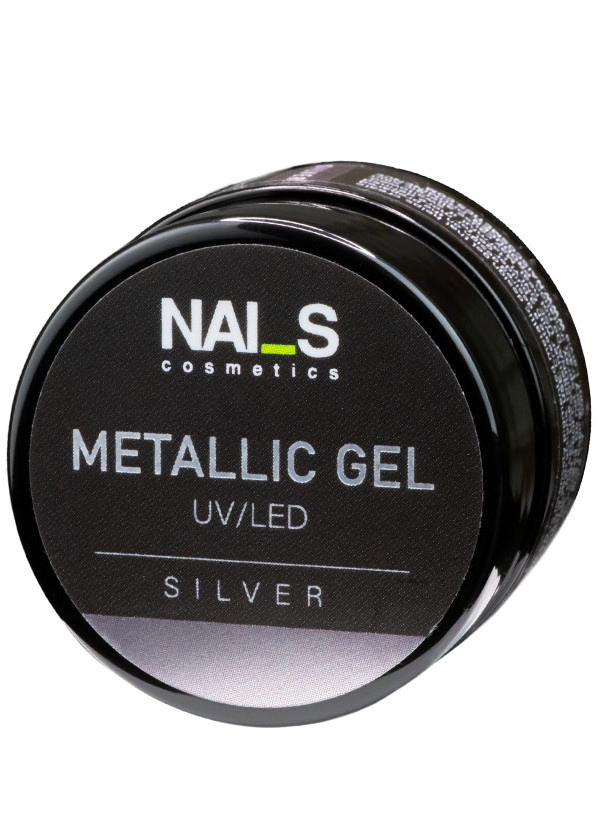 Metallic Gel UV/LED ir intensīvi pigmentets metala dizaina gēls, kas palīdz radīt reljefu zīmējumus, rakstus un abstrakcijas.Lietošana: Izveidojiet vēlamo dizainu uz sagatavotās nagu plāksnes, polimerizējiet lampā UV/LED 60 sekundes. Tilpums 5ml....