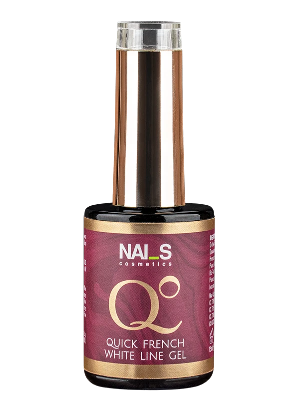 Quick French White Line – īpaši izstrādāta, pigmentēta baltā gellaka perfektam franču manikīram. Vienmērīgi klājas, netek un neplūst. Gala rezultātā iegūsti izcilus French dizaina nagus, kas neplaisā un nedzeltē. Ideāli piemērota arī naga vienmērīgai pārklāšanai.Tilpums: 8 ml, 15 mlPolim. laiks: LED 30 sek., UV 1 min...
