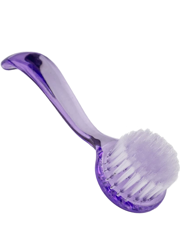 Plastmasas birstīte, nagu vīlēšanas rezultātā radušos, putekļu attīrīšanai....