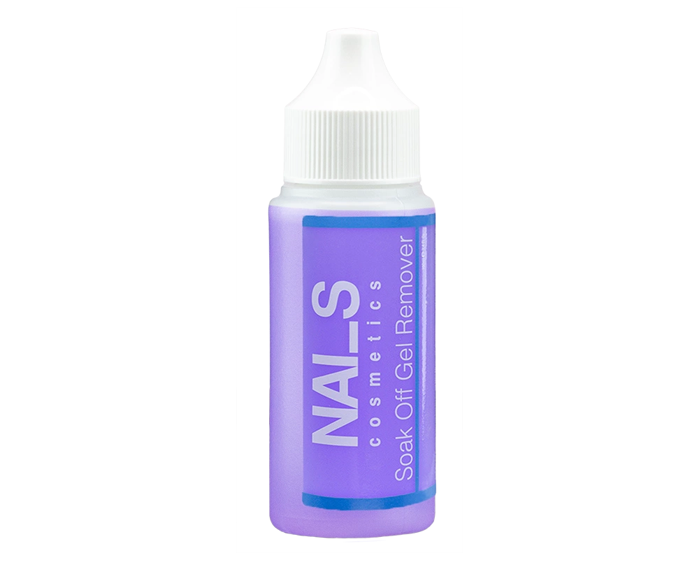 Profesionāls šķīdums gellakas un citu “soak off” produktu 
ātrai noņemšanai.
Nesausina rokas.

Tilpums:100 ml., 500 ml...