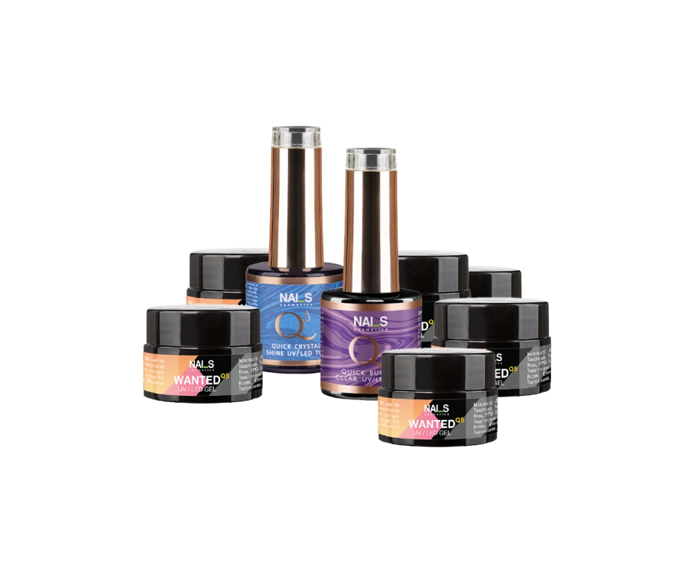 
В стартовый набор гелей Wanted входит:&nbsp;
- Quick Builder CLEAR UV/LED база/гель, 8 мл; 
- Quick Crystal Shine UV/LED без липкого слоя, 8 мл; 
- 6...
