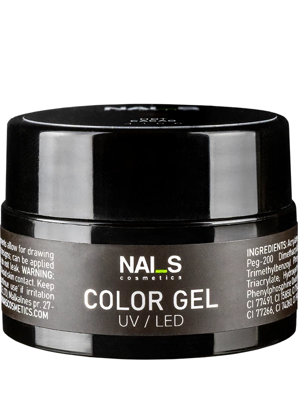 Ļauj vaļu radošumam ar UV/LED  krāsaino gelu – intensīvi pigmentētu krāsaino gēlu, kas piemērots gan pilnīgai nagu pārklāšanai, gan smalkiem dizainiem.Biezā, pašizlīdzinošā tekstūra nodrošina vieglu uzklāšanu un lielisku segumu jau pirmajā kārtā. Plašā toņu palete ļaus atrast ideālo krāsu jebkuram noskaņojumam – no klasiskiem pasteļiem līdz košiem akcentiem.✅ Intensīva pigmentācija✅ Pašizlīdzinoša konsistence✅ Ideāli piemērots gan pārklāšanai, gan dizainam✅ Ar lipīgo slāni✅ Polimerizācijas laiks...