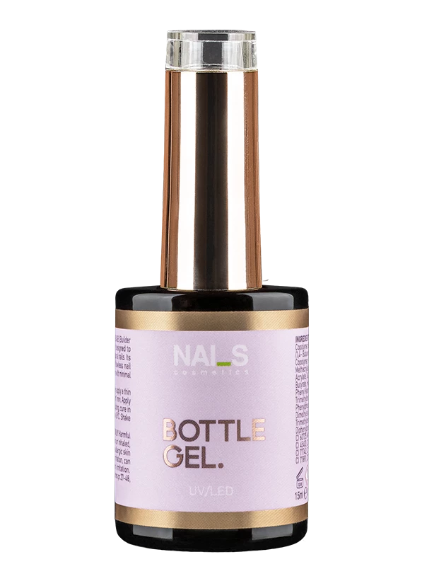 Bottle Gel (BIAB) UV/LED profesionāls gels pudelītē, kas paredzēts dabīgo nagu stiprināšanai, izlīdzināšanai un vieglai modelēšanai. Pateicoties pašizlīdzinošajai konsistencei, tas palīdz ātri izveidot gludu naga virsmu un pareizu arhitektūru, samazinot vīlēšanas apjomu un ietaupot meistara darba laiku. Piemērots īsiem un vidēja garuma nagiem, kā arī nelielai naga pagarināšanai. Nodrošina izturīgu pārklājumu, kas palīdz pasargāt nagus no lūšanas, un ir lieliska izvēle plāniem, trausliem vai nagu...