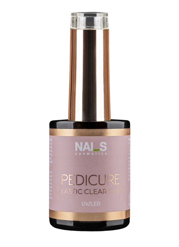 Pedicure Elastic Base UV/LED ir elastīga bāze, kas īpaši piemērota pedikīram un mīkstiem, elastīgiem kāju nagiem. Tā pielāgojas naga dabiskajai elastībai, palīdz samazināt atslāņošanās, plaisāšanas un lūšanas risku, vienlaikus nodrošinot noturīgu pārklājumu un aizsardzību dabīgajam nagam.Polimerizācija: UV/LED lampā 30–60 sekundes....