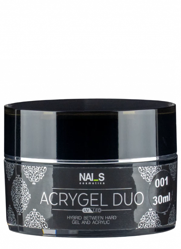   Kas ir akrigels “DUO GEL” un kādas problēmas tas risina?      Apvieno ērti modelējamā akrigela un noturīgā “Quick” gela īpašības.    Piemīt akrila cietuma un stingruma priekšrocības.    Nodrošina perfektu saķeri, noturību un elastību vienlaikus.    Piemērots vājiem, trausliem un bojātiem nagiem.    Rada ļoti izturīgu slāni.    Biezas konsistences – nenotek no naga.    Ērti lietojams un viegli kontrolējams – nekad neietecēs kutikulas zonā.    Izslēdz “kabatu” veidošanās risku un atdalīšanos no ...