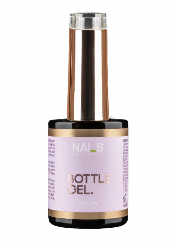 Bottle Gel (BIAB) UV/LED profesionāls gels pudelītē, kas paredzēts dabīgo nagu stiprināšanai, izlīdzināšanai un vieglai modelēšanai. Pateicoties pašizlīdzinošajai konsistencei, tas palīdz ātri izveidot gludu naga virsmu un pareizu arhitektūru, samazinot vīlēšanas apjomu un ietaupot meistara darba laiku. Piemērots īsiem un vidēja garuma nagiem, kā arī nelielai naga pagarināšanai. Nodrošina izturīgu pārklājumu, kas palīdz pasargāt nagus no lūšanas, un ir lieliska izvēle plāniem, trausliem vai nagu...